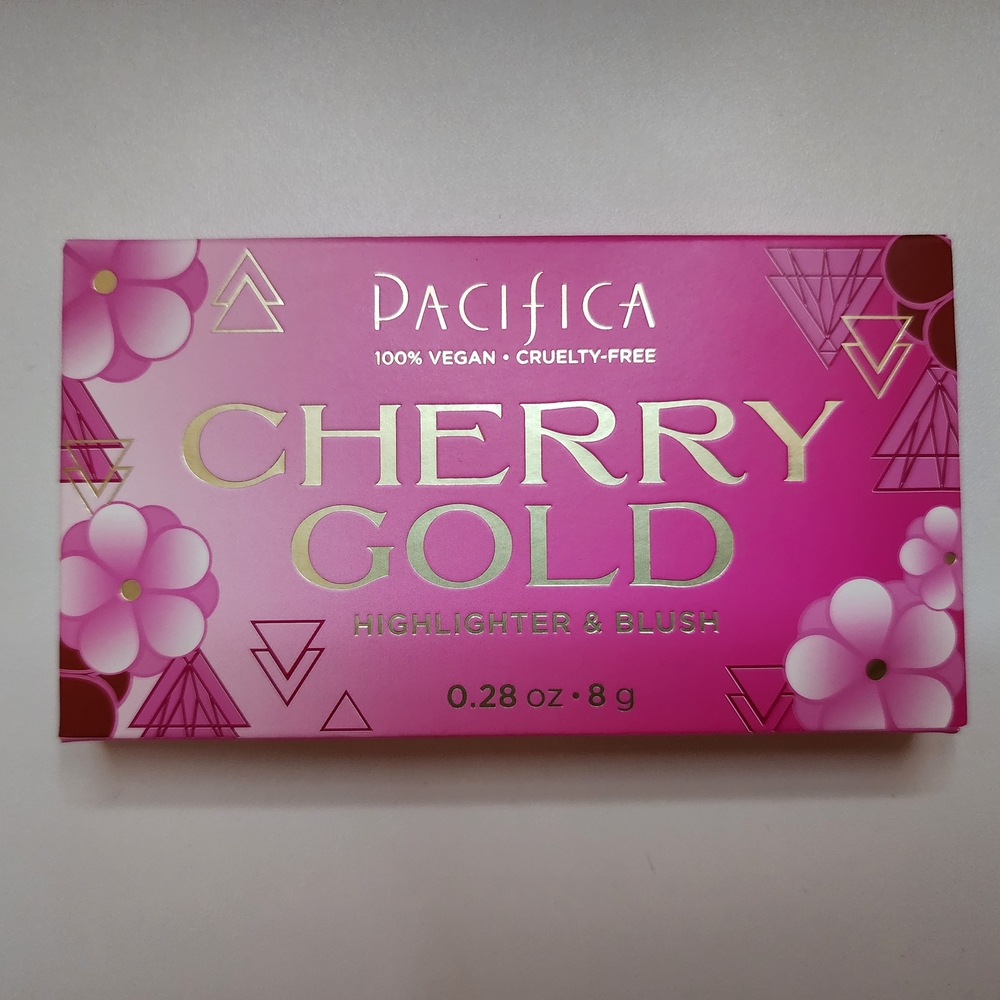 Pacifica Cherry Gold Highlighter & Blush - Pink and Gold